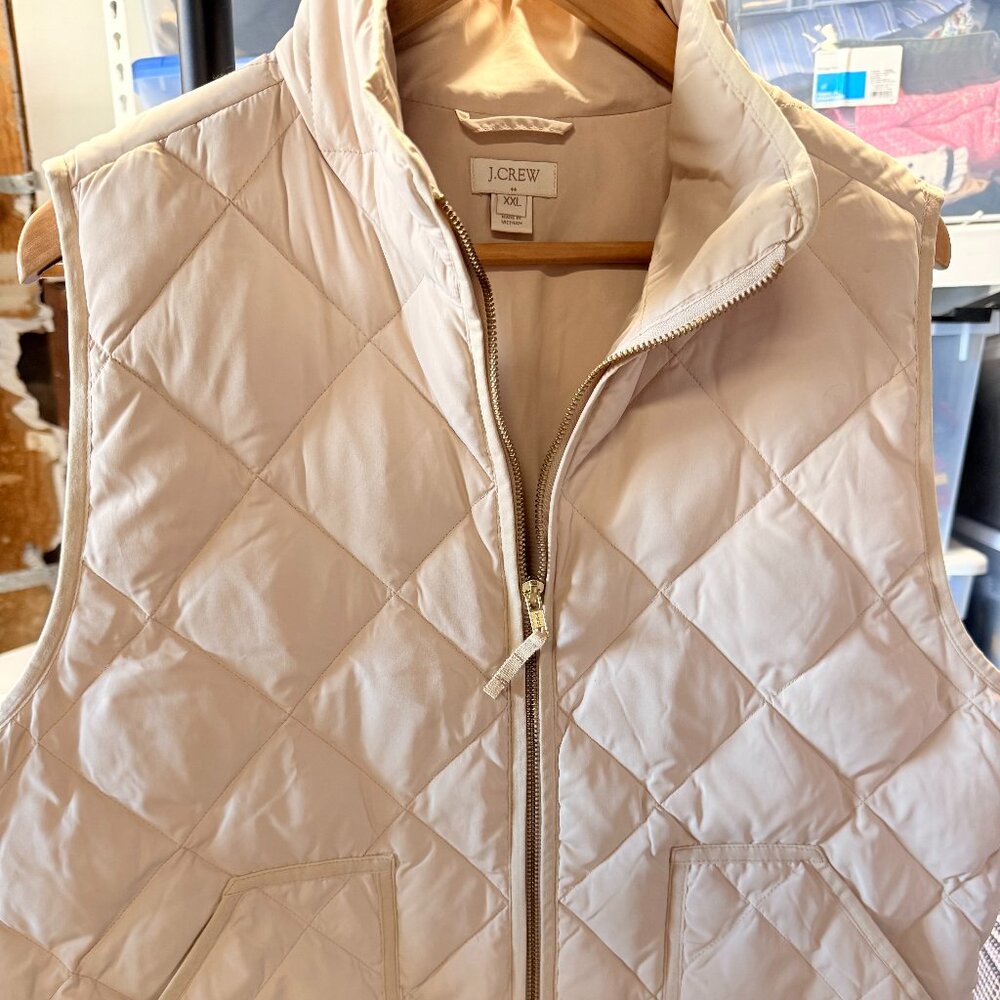 J Crew Quilted Vest XXL